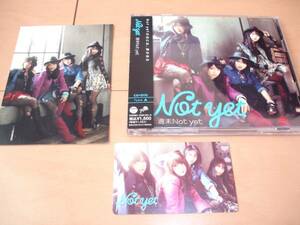 ●Not yet『週末Not yet』CD+DVD Type-A 初回 生写真付き●