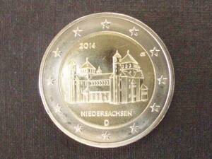 ドイツ　２ユーロ記念　２０１４年　聖ミカエル教会　Ｊ　未使用