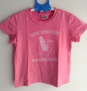 ROXY Roxy for children T-shirt SurferGirls pink M Hawaii 