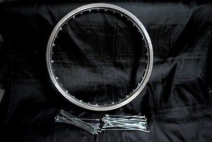  Glass Tracker Big Boy 21 inch aluminium wheels rim . iron made plating ending spoke. set Glass Tracker for 21 -inch front wheel KIT