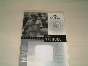 UD　２００２　MVP　ジャージーカード　OMAR　VIZOEL