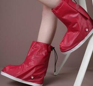  shoes. waterproof rain cover rain. hour . underfoot lovely red M shoe sole 26.5.