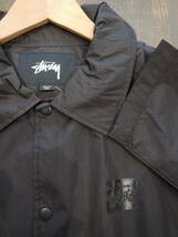 STUSSY ステューシー Long Coach Jacket 黒最新人気商品　送料込み_画像2