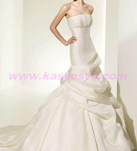 [KASYOSYO dress shop ] wedding dress new goods prompt decision 6 soft type Princessline wedding 