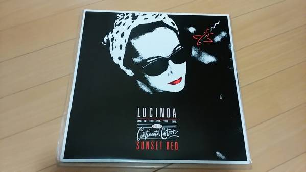 オリジナル　Lucinda Sieger - Sunset Red 12インチ Lucinda Sieger And Her Continental Cartoon – Sunset Red
