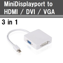 【E0044】 MiniDisplayport to HDMI / DVI / VGA [3 in 1]_画像2