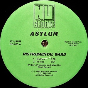 NYの伝説NU-GROOVE65番！　Asylum　/　Instrumental Ward
