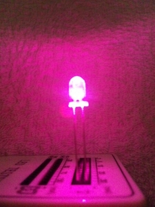 5mm LED гильза type розовый 100 шт. комплект 