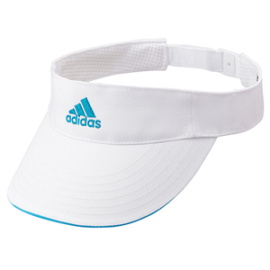  Adidas CLIMA sun visor white solar blue 