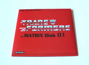 非売品☆特典☆未開封☆トランスフォーマー☆MATRIX Disk01