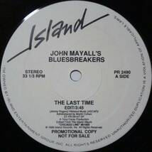 ◆JOHN MAYALL'S BLUES BREAKERS/THE LAST TIME (US 12 Promo)_画像2