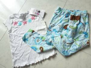  new goods GirlFriends Sweetpotatoes light blue top and bottom set 110