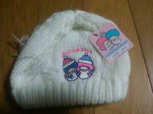  Sanrio Little Twin Stars ki Kirara knitted cap . unused goods retro miscellaneous goods 