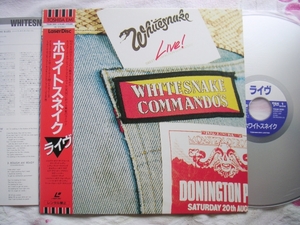 【LD】ホワイトスネイク/ライヴ(TOLW3061東芝EMI1991年WHITESNAKE/LIVE!)