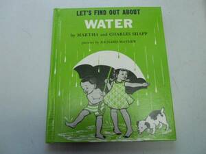 ●LET'S FIND OUT ABOUT●WATER●SHAPP●学習洋書絵本ソノシート