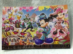 東京ディズニーシー　ディズニーイースター2015　ポストカード　新品