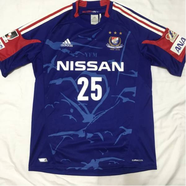 横浜Fマリノス　20周年　ユニフォーム 値下げ！】横浜F・マリノス 20周年復刻ユニフォーム - メルカリ
