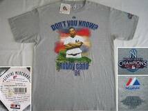 ★新品 USAモデル MLB New York Yankees ニューヨーク ヤンキース ロビンソン カノ 2009年 ワールドシリーズ チャンピオン記念Tシャツ L★_画像1