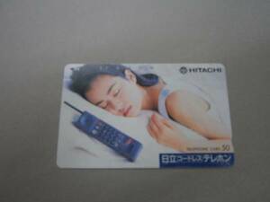 テレカ●●　日立コードレステレホン　HITACHI