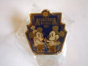 * праздник! фэнтези springs s*TDR Disney Ambassador отель Рождество 2003 не продается булавка Mickey & minnie #