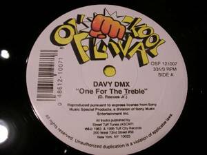 12★Davy DMX「One For The Treble」★Tuff City★Old School, Electro Hip-Hop