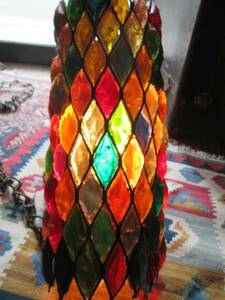  rare goods! America antique resin many coloring hanging lowering lamp USA Vintage / rockabilly Northern Europe furniture garage west coastal area New York Hawaii aro is 