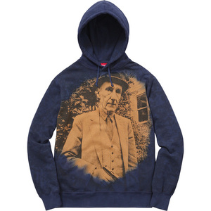 希少★新品本物【紺★Ｍサイズ】★Burroughs Hooded Sweatshirt バローズ 正規店購入 レア シュプリーム 限定品 入手困難 Supreme 2016S/S