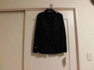ANNE KLEIN* stripe * wool shirt * new goods 9 number * regular price 2 ten thousand 3 thousand jpy 