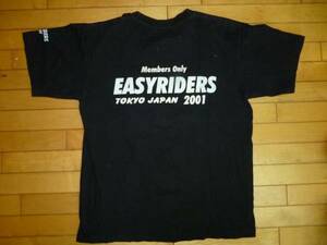 即決●　EASYRIDERS　2001年 Tシャツ　黒　L