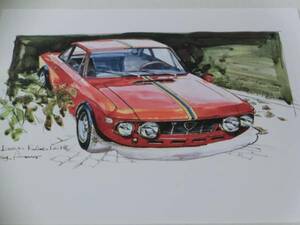 bow illustration -032/ Lancia f ruby a1.6HF / Lancia Fulvia 1.6HF/ full vi a//-032