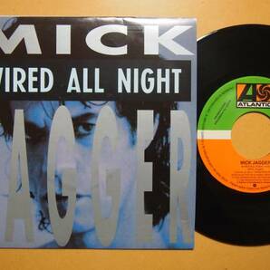【プロモ美品】Mick Jagger-Wired All Night★西Orig.7”/マト1/Rolling Stonesの画像1