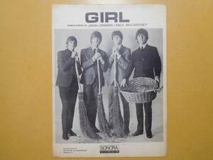 Beatles-Girl★デンマークOrig.シート・ミュージック