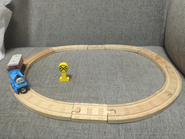 【即決・送料無料】 機関車トーマス　木のレール　おもちゃ