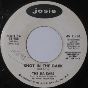 The Da-Kars - Shot In The Dark - Josie■ funk breaks 45 試聴