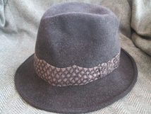 貴重！フランスヴィンテージ　ユーロ帽子 アンティークファッション古着/蚤の市トラッドイギリスロンドン紳士ニューヨーク英国_画像1