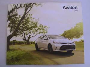  Avalon AVALON 2016 год модели USA каталог 