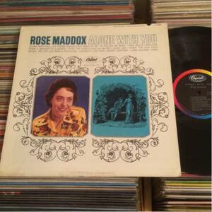 US Orig ROSE MADDOX LP ALONE WITH YOU Mono ロカビリー