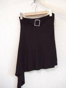 completegirls black buckle design bare top (USED)71113