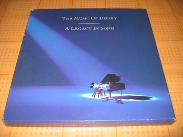 THE MUSIC OF DISNEY - A LEGACY IN SONGS CD 3枚組 BOX 激レア