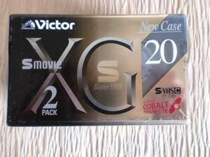  Victor super VHS XG20 2 pack unused goods 