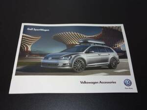*VW catalog Golf Wagon accessory USA prompt decision 