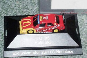 1/87 アルファロメオ 155 27号車 マクドナルド 1995 ヘルシンキ DTM ALFA ROMEO ヘルパ V6 TI herpa ヘルパ