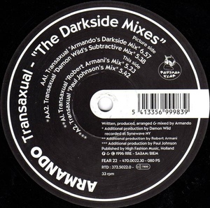シカゴオールスター　Armando /Transaxual・The Darkside Mixes