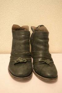 masnadaマスナダ レザーブーティブーツ 37 leather boots 00s archive vintage l.g.b. ifsixwasnine rick owens guidi