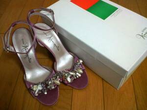  prompt decision Ginza Kanematsu sandals 22cm Wedge sole ankle strap 