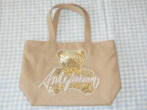  super-beauty goods! Anteprima. Bear spangled tote bag 
