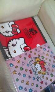  Sanrio Puroland limitation A4 clear file 2 sheets Hello Kitty