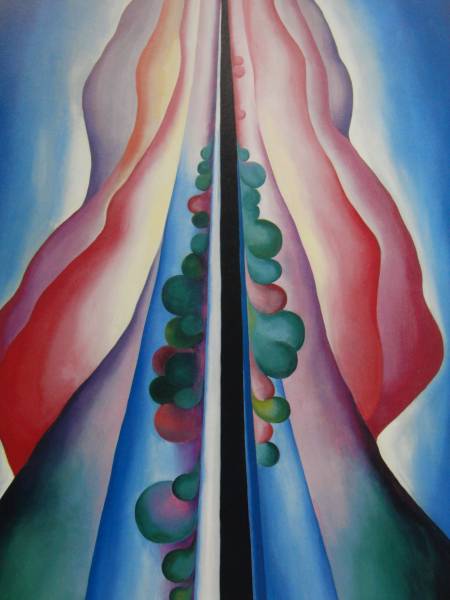 G. O'Keeffe, lake george reflection, Large format art book, Brand new with frame, painting, oil painting, Nature, Landscape painting