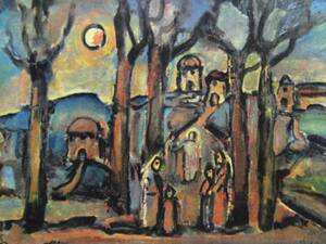 Art hand Auction Rouault, Herbst, seltene Kunstbuchgemälde, Ganz neu mit Rahmen, Malerei, Ölgemälde, Natur, Landschaftsmalerei