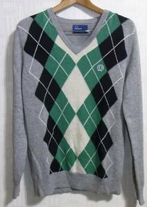 FRED PERRY Fred Perry a-ga il knitted sweater 